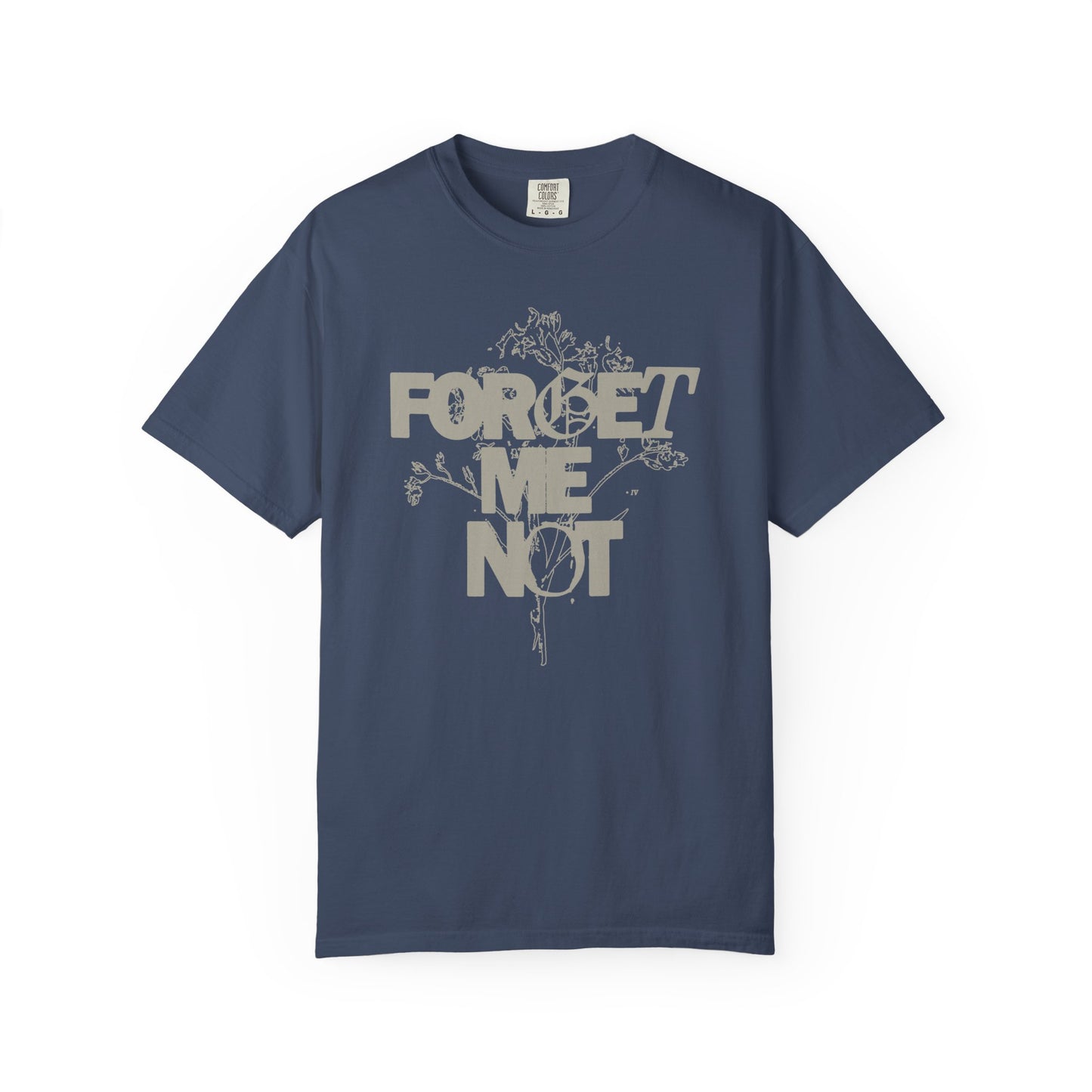 Forget Me Not Minimalist Grunge | Vagrant IV Fitted Graphic T-shirt