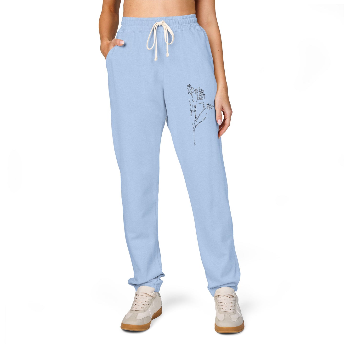 Forget Me Not Minimalistic | Vagrant IV Unisex Fleece Sweatpants