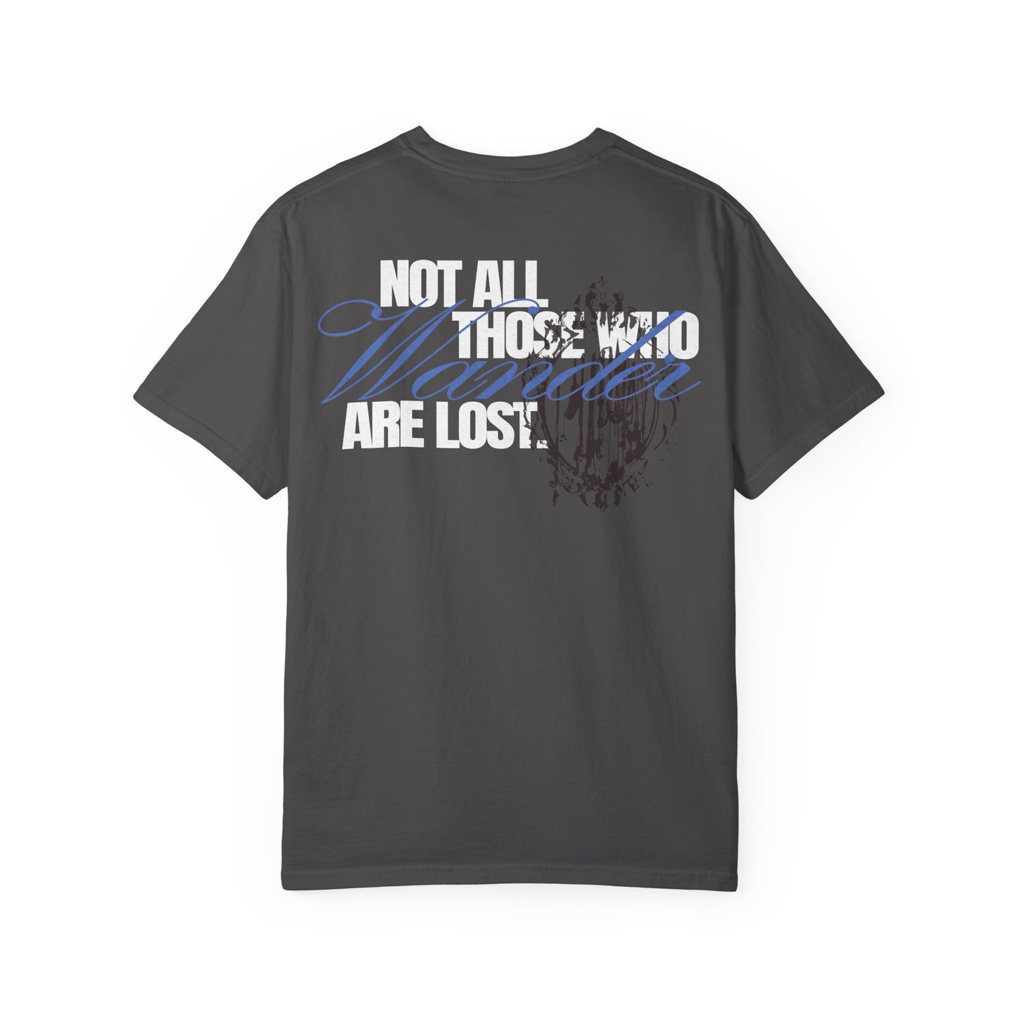 Wanderer Vintage Typography | Vagrant IV Fitted Graphic T-shirt