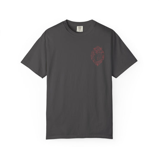Wanderer Vintage Typography | Vagrant IV Fitted Graphic T-shirt