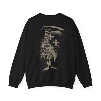 As Above So Below - Graphic Crewneck Sweatshirt | VAGRANT IV