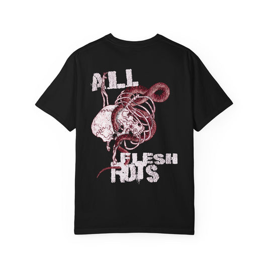 All Flesh Rots Distressed | Vagrant IV Relaxed Graphic T-shirt