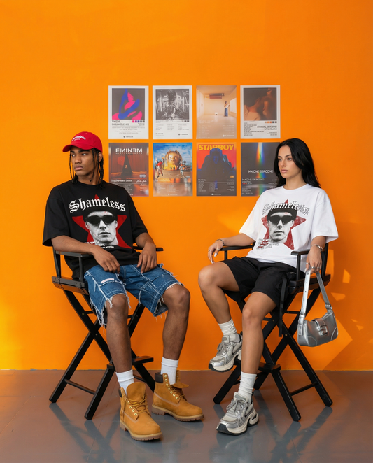 Shameless Vintage-rock | Vagrant IV Fitted Graphic T-Shirt