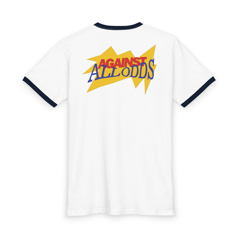 Against All Odds Retro Pop | Vagrant IV Doodle Ringer T-Shirt