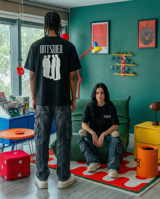 Outsider Silhouette | Vagrant IV Fitted Graphic T-Shirt