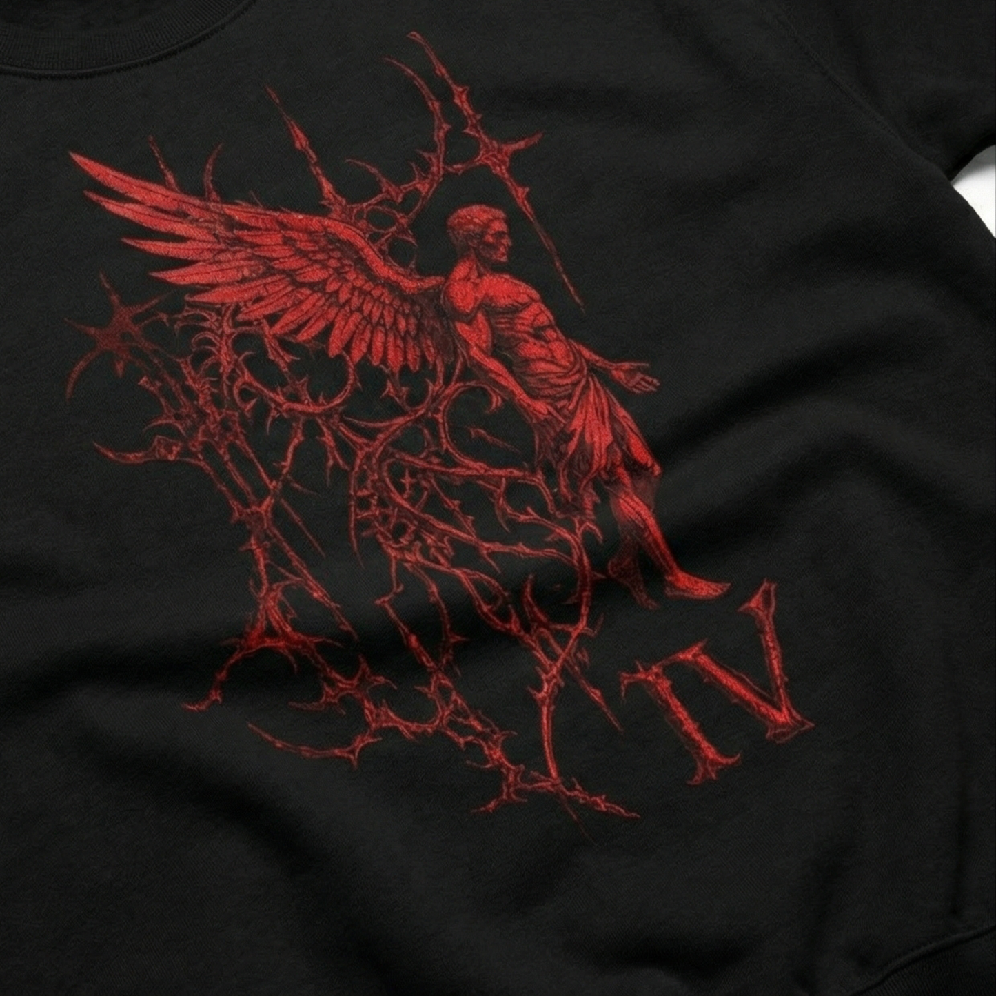 Crimson Angel Gothic | Vagrant IV Crewneck Sweatshirt