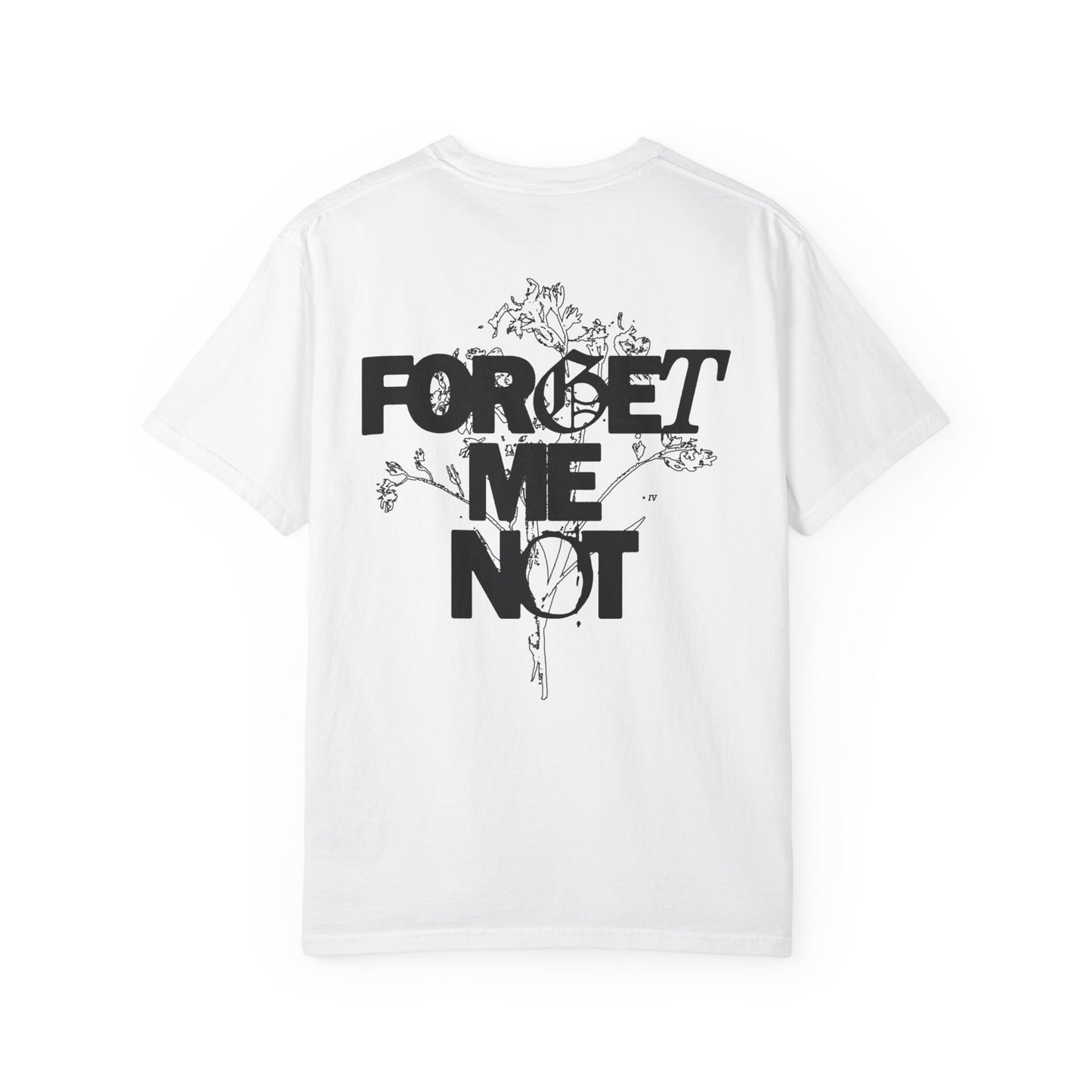 Forget Me Not Minimalist Grunge | Vagrant IV Fitted Graphic T-shirt