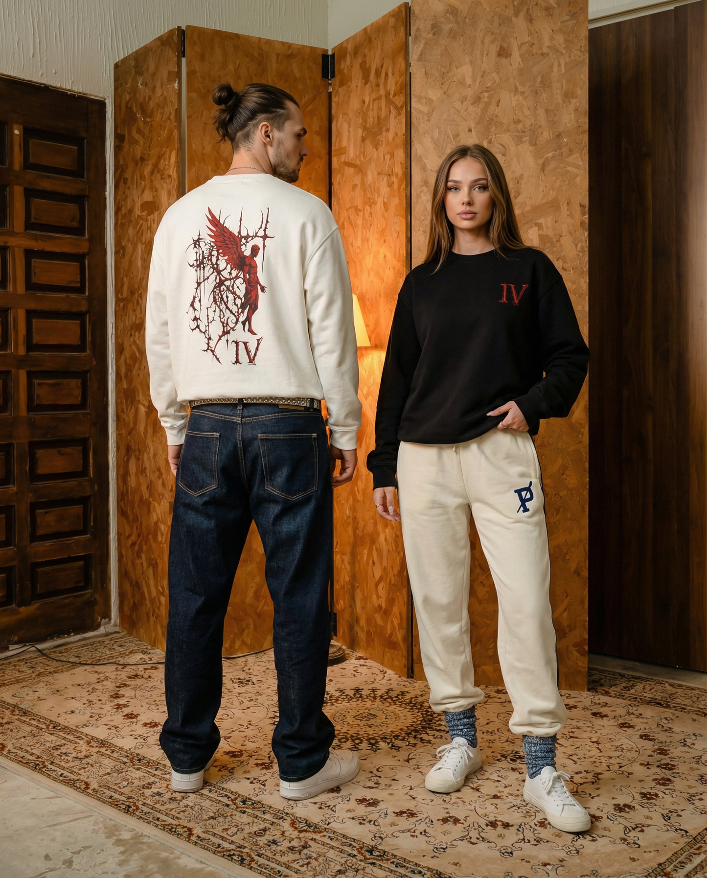 Crimson Angel Gothic | Vagrant IV Crewneck Sweatshirt