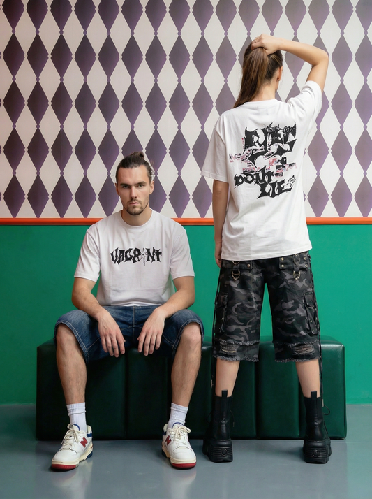 Eyes Dont Lie Grunge Style | Vagrant IV Fitted Graphic T-shirt