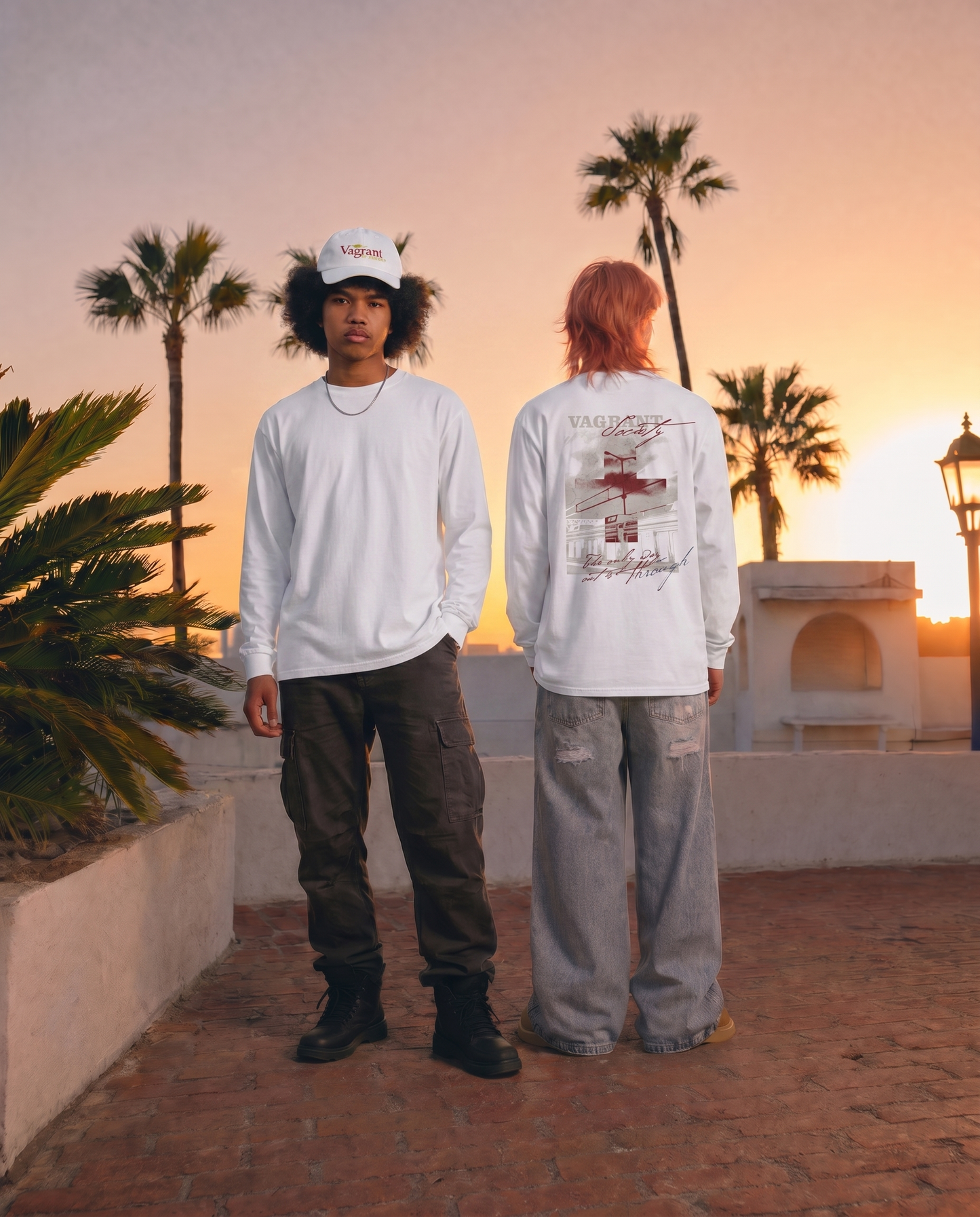 Vagrant Society Streetwear | Vagrant IV Long Sleeve Graphic T-shirt